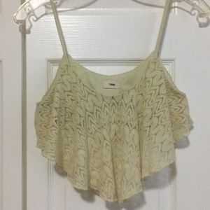 TOBI Lace crop top